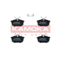 Sada brzdových platničiek kotúčovej brzdy KAMOKA JQ1012190