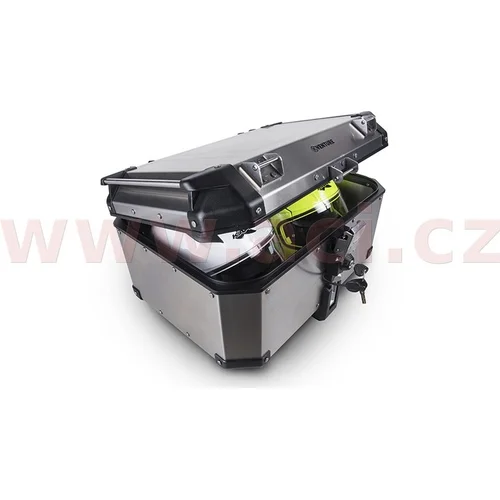 MONOKEY TopCase K-FORCE - 48l, (strieborný, hliník, 32,3x45,4x48 cm) /KAPPA/ - obr. 1