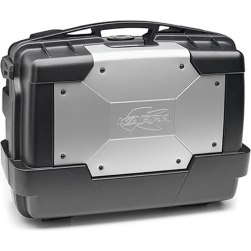 MONOKEY TopCase/Bočný kufr GARDA KAPPA KGR33 33l, (strieborný/čierny, kompozit)