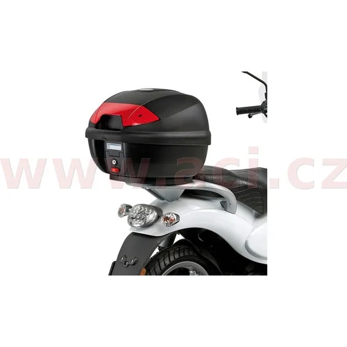 Čierna nelakovaná + červená odrazka) K30N MONOLOCK topcase, (30 L /KAPPA/ - obr. 1