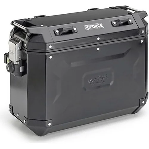 Sada bočných kufrov K-FORCE KAPPA KFR37BPACK2 37l, (čierna, hliník, 49,5x38,7x24,6 cm)
