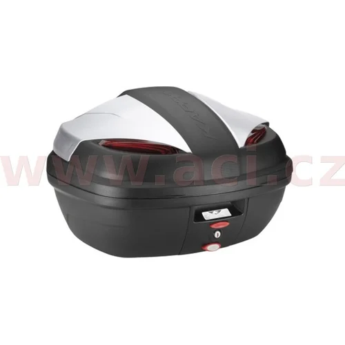 Čierna K47NTCN MONOLOCK TopCase, 47l, červené odrazky, kompozit) /KAPPA/ - obr. 1