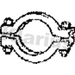 Spojka trubiek výfukového systému KLARIUS 430179