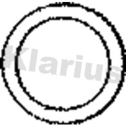 Tesniaci krúžok pre výfuk. trubku KLARIUS 410217