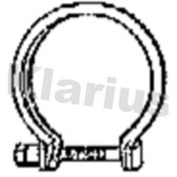 Spojka trubiek výfukového systému KLARIUS 430891