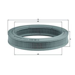 Vzduchový filter KNECHT LX 294
