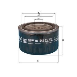Olejový filter KNECHT OC 548
