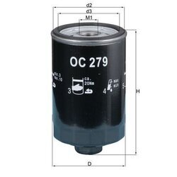 Olejový filter KNECHT OC 279 - obr. 2