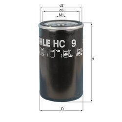 Hydraulický filter automatickej prevodovky KNECHT HC 9