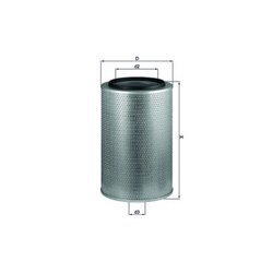 Vzduchový filter KNECHT LX 1606