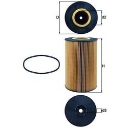 Olejový filter KNECHT OX 426D - obr. 2