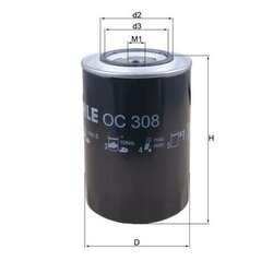 Olejový filter KNECHT OC 308 - obr. 2