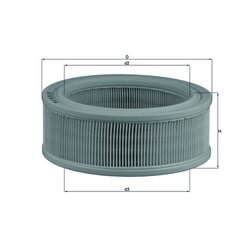 Vzduchový filter KNECHT LX 140