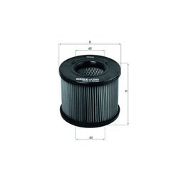 Vzduchový filter KNECHT LX 2283