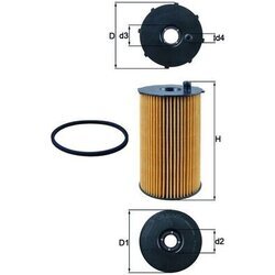 Olejový filter KNECHT OX 205/2D