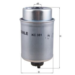 Palivový filter KNECHT KC 381