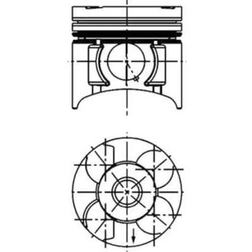Opravna sada piest/vlozka valca 40393961 /Kolbenschmidt/
