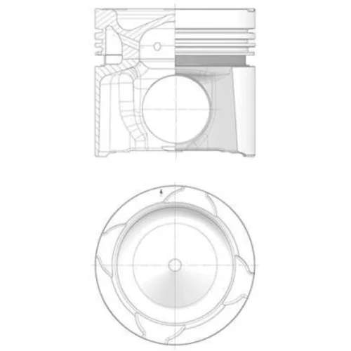 Opravna sada piest/vlozka valca 40393961 /Kolbenschmidt/ - obr. 1