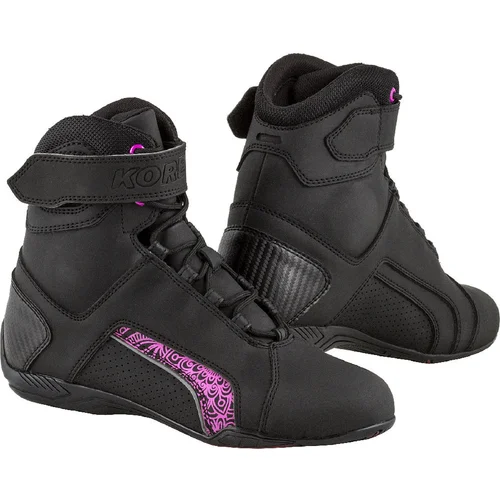 Topánky s suchým zipsom 2.0 KORE BT-275-38 LADIES BLACK/VIOLET dámske, (čierna/fialová, veľkosť 38)