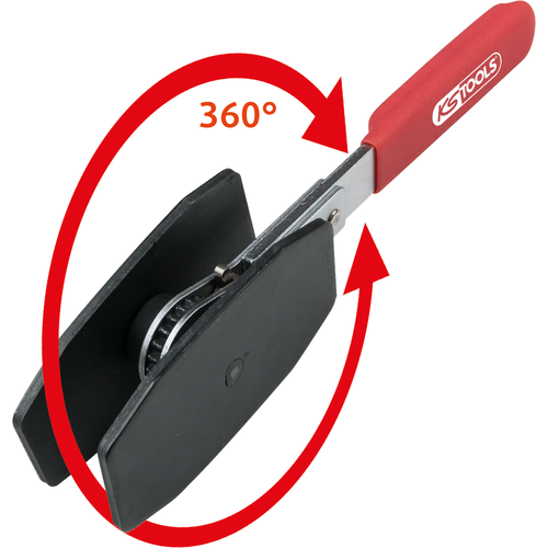 Zariadenie na odsunutie piestu brzdového valca s račňou, prepínateľné /KS-Tools/ - obr. 7