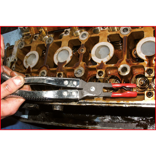 Kliešte na utesnenie stopky ventilu, 275mm /KS-Tools/ - obr. 5