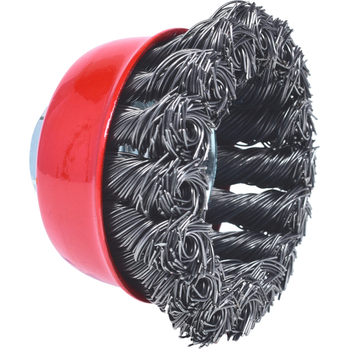 Misková kefa z oceľového drôtu 0,5mm, Ø 65mm /KS-Tools/ - obr. 3