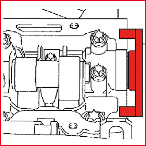 Súprava náradia na nastavenie motora pre GM / Opel / Saab, 5-dielna /KS-Tools/ - obr. 9