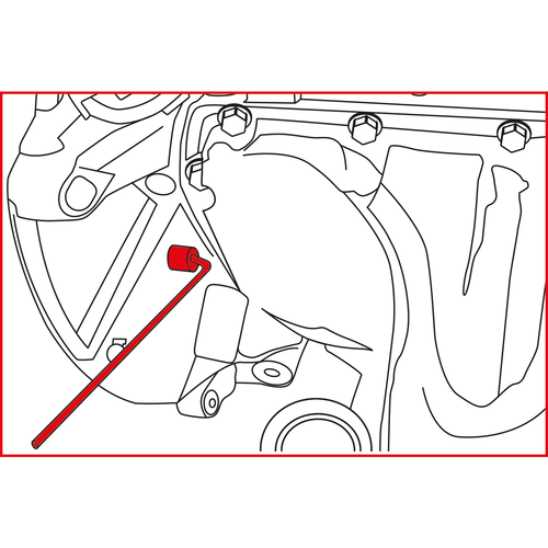 Súprava náradia na nastavenie motora pre BMW / Mini / PSA, 7-dielna, 1,4 motory /KS-Tools/ - obr. 5