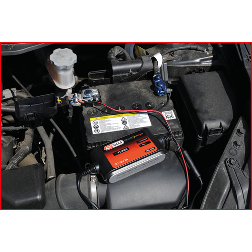 12V SMARTcharger vysokofrekvenčná nabíjačka batérie 2A /KS-Tools/ - obr. 4