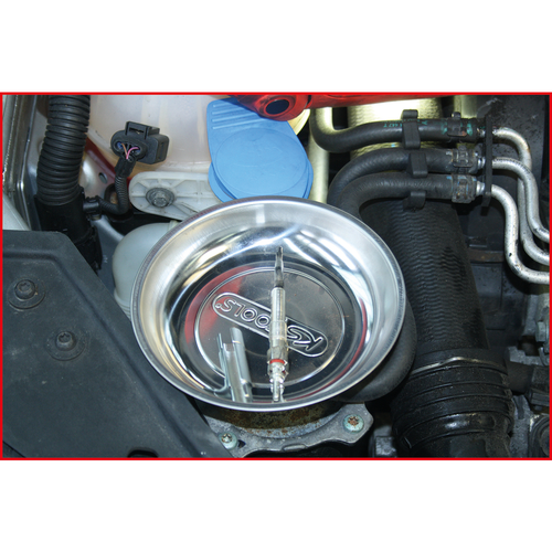 Nerezový magnetický tanier, Ø 150mm /KS-Tools/ - obr. 9
