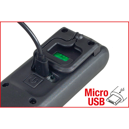 Mobilná dielenská ručná lampa, sklápacia, 3 W COB LED /KS-Tools/ - obr. 13