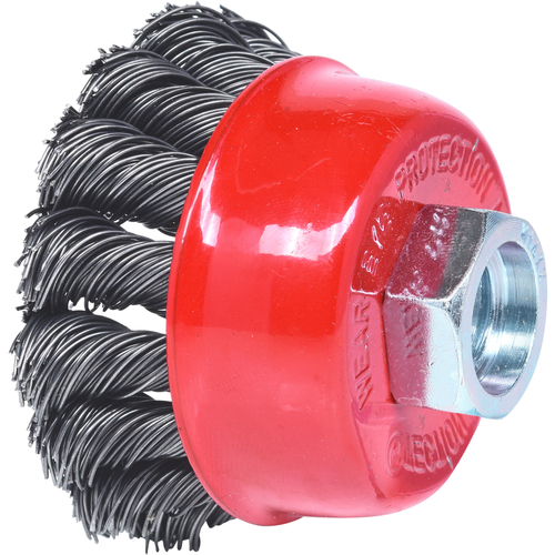 Misková kefa z oceľového drôtu 0,5mm, Ø 65mm /KS-Tools/ - obr. 1