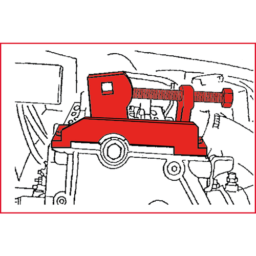 Súprava náradia na nastavenie motora pre GM / Opel / Saab, 5-dielna /KS-Tools/ - obr. 6