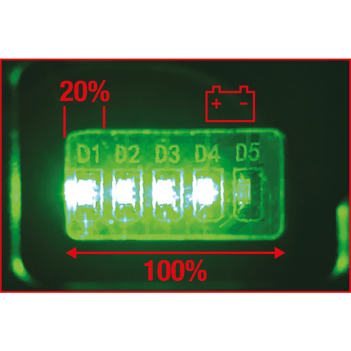 Mobilná dielenská ručná lampa, sklápacia, 3 W COB LED /KS-Tools/ - obr. 10