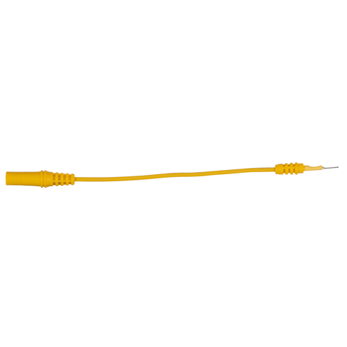 4,0 mm vstupná zdierka na 5,0 mm zdierke skúšobného adaptéru plochá (žltá) /KS-Tools/ - obr. 5