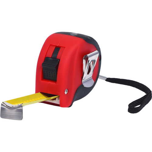Meracie pásmo so zaisťovačom, čierno-červené, 5m, 25mm /KS-Tools/ - obr. 1