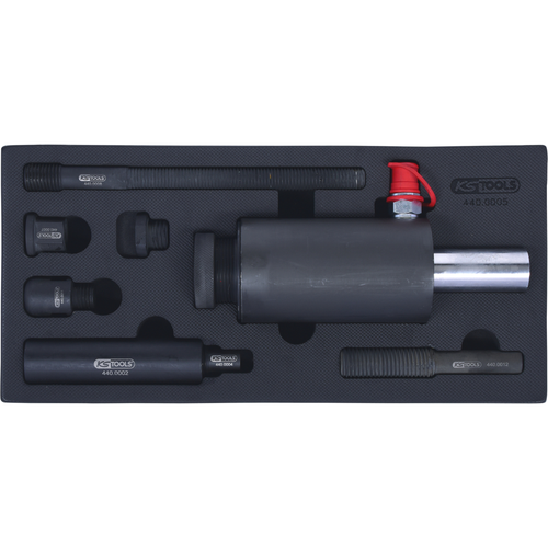 Súprava prítlačných a ťažných hydraulických valcov, 16t, 10-dielna /KS-Tools/ - obr. 1