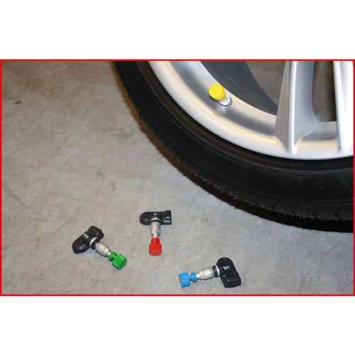 TPMS odvzdušňovák pneumatík - súprava, 4-dielna /KS-Tools/ - obr. 3