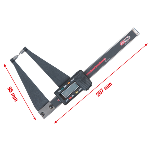 Digitálne posuvné meradlo na brzdové kotúče 0 - 100 mm