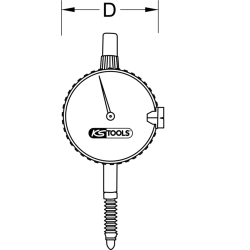 Presné meradlo - odchýlkomer 0-10mm /KS-Tools/ - obr. 6