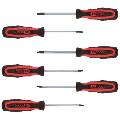 ERGOTORQUEplus súprava skrutkovačov, 6 ks, Torx s otvorom /KS-Tools/ - obr. 1