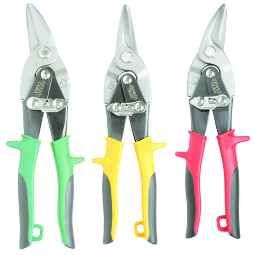 Sada nožníc na plech, 3-dielna /KS-Tools/ - obr. 2