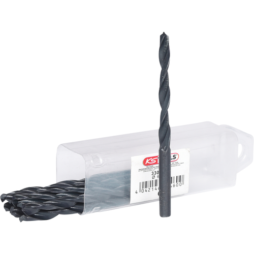 HSS-R špirálový vrták, 6mm, súprava 10 ks /KS-Tools/ - obr. 1