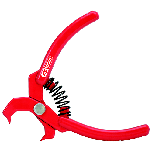 Kliešte na uvoľňovanie nitov, červené, zahnuté, 100mm /KS-Tools/