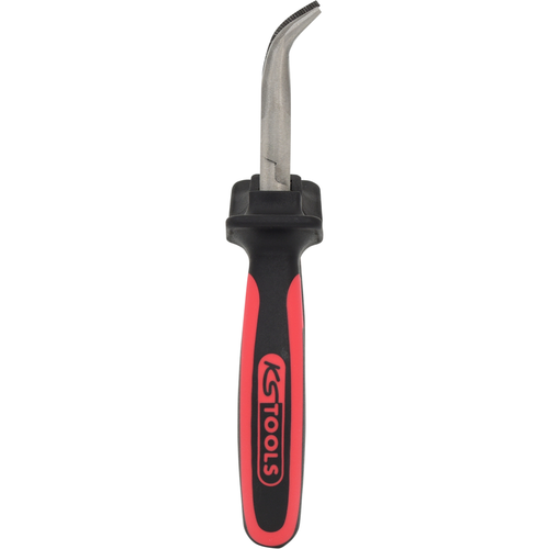 ERGOTORQUE úzke ploché kliešte, zahnuté, 165mm /KS-Tools/ - obr. 2