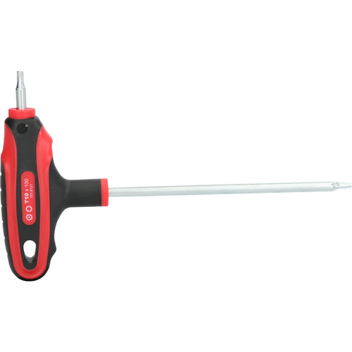 Uhlový čapový kľúč Torx s T-rukoväťou, otvor, TB10 /KS-Tools/ - obr. 3