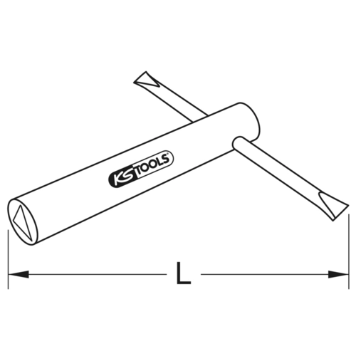 BRONZEplus 3-hranný nástrčkový kľúč M16 /KS-Tools/ - obr. 1