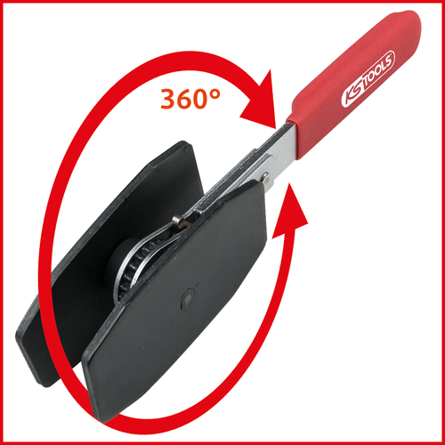 Zariadenie na odsunutie piestu brzdového valca s račňou, prepínateľné /KS-Tools/ - obr. 8