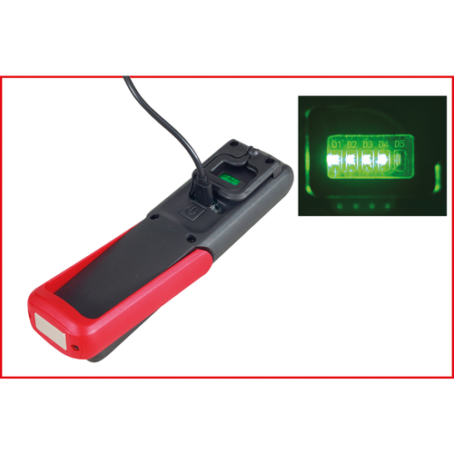 Mobilná dielenská ručná lampa, sklápacia, 3 W COB LED /KS-Tools/ - obr. 8