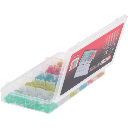 Sortiment mini poistky, 5-30A, 120-dielny /KS-Tools/ - obr. 2